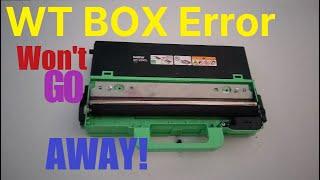 Replace Wt Box ERROR Video 3 FINAL Permanent Fix - Pay Per View. Brother Printer Error.