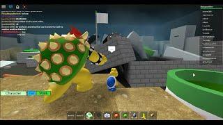 Roblox-Super Mario 3D Roleplay #25- Bowser's Destroyed Castle!