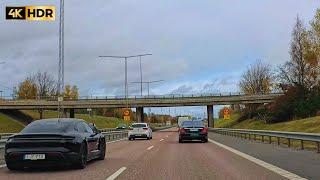 Driving Stockholm Sweden | Driving tour in Stockholm | High way Stockholm