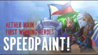 Aether Main MLBB Speedpaint | luckykyunart