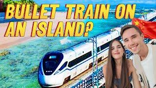 Riding the world’s ONLY circular high speed railway  | Hainan, Sanya, China Vlog 2024