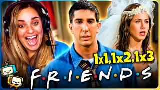 FRIENDS (1994) Season 1 Episodes 1x1, 1x2, and 1x3 Reaction! | First Time Watch!