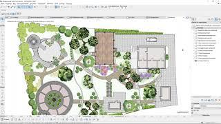 Дипломные проекты Archicad по ландшафтному дизайну