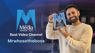 Mrwhosetheboss- Best Video Channel 2024 - Asian Media Awards