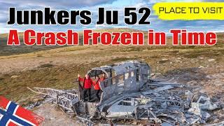 Hike to Junkers Ju 52 - WWII Aircraft Wreck in Norway