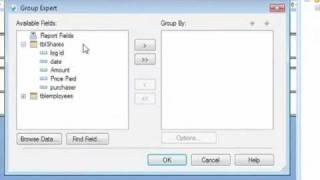 Crystal Reports 2008 Tutorial - Visual Linking in Crystal Reports