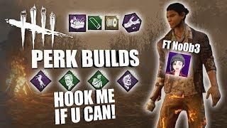 HOOK ME IF U CAN! ft No0b3 | Dead By Daylight LEGACY SURVIVOR PERK BUILDS