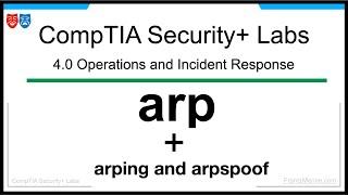 Hands-On Lab Training for CompTIA Security+ | Gain Practical Proficiency | arp