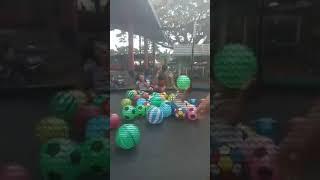 trampoline with lots of balls #ethan