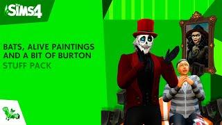 The Sims 4  "Bats, Alive paintings and a bit of Burton" Stuff Pack  Trailer