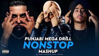 Nonstop Punjabi X English | Latest  Drill Music Mashups  - DJ HARSH SHARMA X SUNIX THAKOR