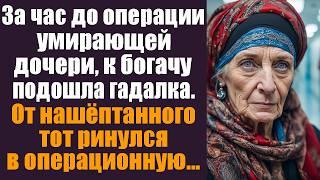 За час до операции умирающей дочери, к богачу подошла гадалка. От нашёптанного тот ринулся...