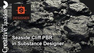 Seaside cliff material in Substance Designer