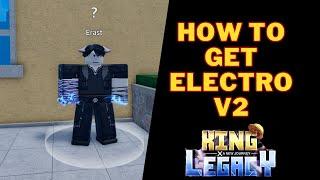 How To Get Electro V2 in King Legacy | Electro V2 King Legacy