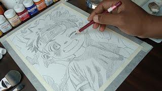 Naruto drawing || How to draw Naruto outline