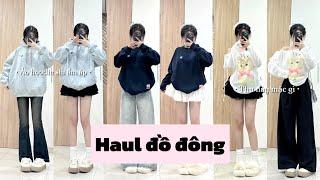 [Shopee Haul] (Những outfit xinh) | Sắm đồ mùa đông xinh 2024