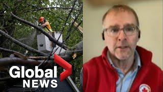 Storm Fiona: Canadian Red Cross launches appeal for donations as recovery begins | FULL