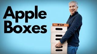 How to use wooden apple boxes for your photography studio