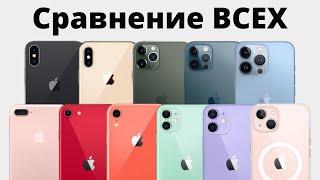 САМОЕ ПОЛНОЕ сравнение ВСЕХ iPhone! Какой айфон выбрать в 2022 и НЕ ПОЖАЛЕТЬ?