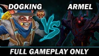 DOGKING RANK IS HIGHER THAN PRO PLAYER! DOGKING MEEPO VS SF ARMEL -Meepo Gameplay#887