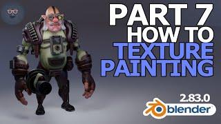 Blender 2.8 Character Modeling - Part 7 of 8: How to Texture Paint