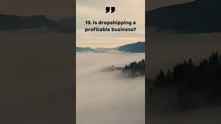 Is DropShipping a profitable business? #dad #loveyourjourney #sideincome