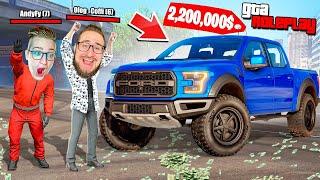 КУПИЛ СЕБЕ НОВЫЙ FORD RAPTOR ЗА 2.200.000$! ТЕПЕРЬ Я НАСТОЯЩИЙ МЯСОВОЗ! (GTA 5 RP)