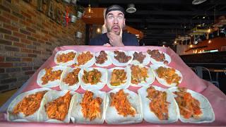 ONLY 12 MINUTES TO EAT THIS MASSIVE TACO CHALLENGE & EAT FREE | Joel Hansen