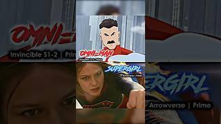 Omni-Man vs Supergirl (CW) @MonkeysEdits55 #edit #fyp #omniman #invincible #supergirl #dccomics