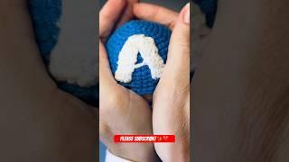 Captain America Crochet version! #viral #crochet #amigurumi #handmade #crochetpatterns