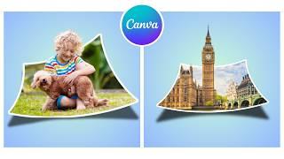 How to Create 3D Pop Up Effect in Canva - Out of Bounds Effect