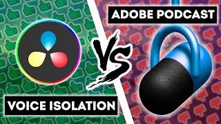 Davinci Voice Isolation VS Adobe Podcast - исправляем звук!