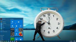 Как поставить время и дату в Windows 10?