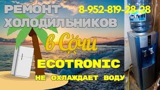 Ремонт кулера Ecotronic H1-L не охлаждает воду