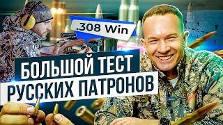 Все русские охотничьи патроны .308 Win. Большой тест. Какие патроны купить на охоту.