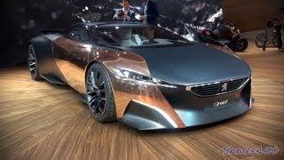 Peugeot Onyx Supercar Concept - World Premiere at Paris 2012