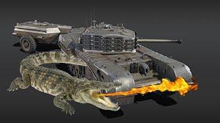 So they finally added the Churchill Crocodile to War Thunder.....