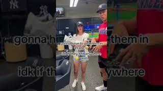 Aaron Judge gifts Caitlin Clark kicks 