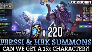 WOR: Summons for Ferssi & Hex! Watcher of Realms Pulls