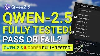 Qwen-2.5 & Coder (Fully Tested) : The BEST Opensource LLMs or NOT SO GOOD? (Beats Llama-3.1?)