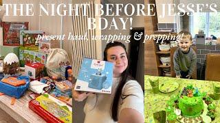 DAY BEFORE JESSE’S BDAY!! Present Haul, Wrapping & Prepping Mum of 2 Vlogs