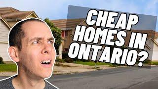 Finding the cheapest homes in Ontario | GTA Real Estate 2023