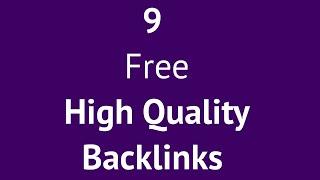 free backlinks for website