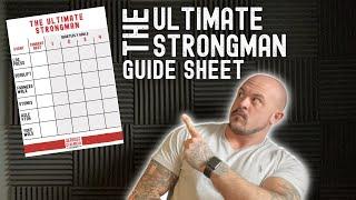 The Ultimate Strongman Sheet | Serious Strength Academy | Dean Maden