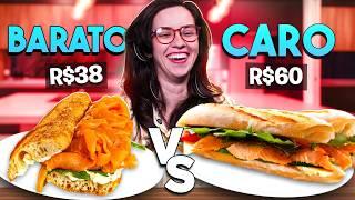 SANDUÍCHE DE SALMÃO CARO DE R$60 X R$38 - VIROU UMA MASSINHA