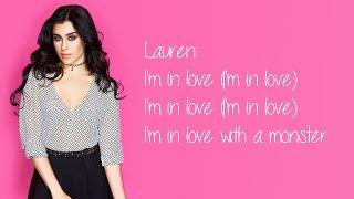 Fifth Harmony - I'm In Love With A Monster (Lyrics with Pictures)