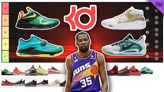 What's the BEST KD Tier List! Rating EVERY SHOE in the KD Shoe Line!