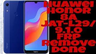 How to FRP Bypass Honor Play 8a (JAT-LX1) 9.1.0 FRP Unlock With FRP FILE No Box free