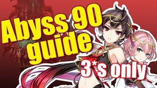 [Epic Seven Guide] Abyss Floor 90: Specter Tenebria || F2P || 3⭐ only