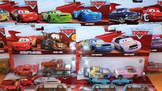 Mattel Disney Cars 2022 2-Pack Case L Unboxing Crusty Rotor Floyd Mulvihill Mater McQueen Cam Chase